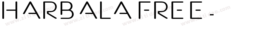Harbala FREE字体转换
